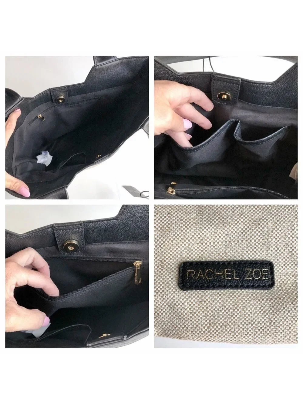 Rachel Zoe Capri Canvas Tote Bag